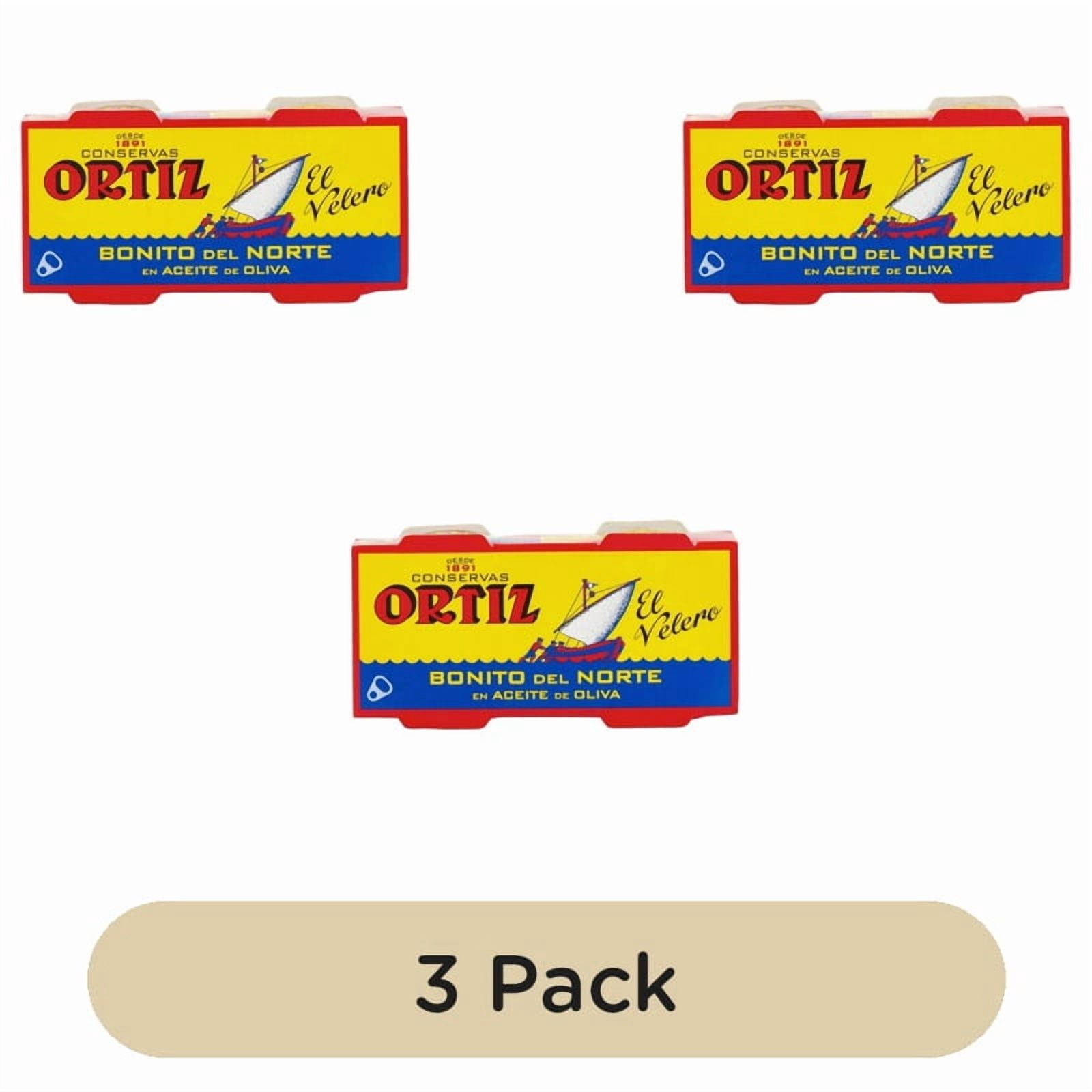 Brindisa Ortiz Albacore Tuna Fillets In Olive Oil Bonito del Norte 2 x 63g, British Import (Pack of 3)
