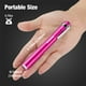 thumbnail image 2 of Linterna LED WORKPRO de aluminio con clip rosa, 2 pilas AAA, paquete de 4, 2 of 8