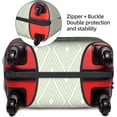 thumbnail image 5 of Leaf Initial Name G Green Luggage Cover Elastic Washable Stretch Suitcase Protector Anti-Scratch Travel Suitcase Cover for Kid and Adult L (Fit 25-28 inch suitcase), 5 of 6