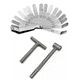 thumbnail image 1 of Herramienta T llave ajuste de punterias de motocicleta Vento, Yamaha, Honda, Italika, Bajaj mas set de galgas curvas milimetricas 0.005-0.020, 1 of 5