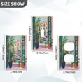 thumbnail image 7 of Yayeee Duplex Wall Plate 1-Gang 4.5"x2.7" Home Receptacle Light Switch Decorative Outlet Cover, Window Scene, 7 of 7