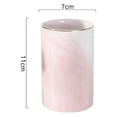 thumbnail image 2 of Vaso de cerámica para cepillo de dientes, pasta de dientes, bolígrafos, soporte para brochas de maquillaje, para Navidad y cumpleaños, 2 of 5