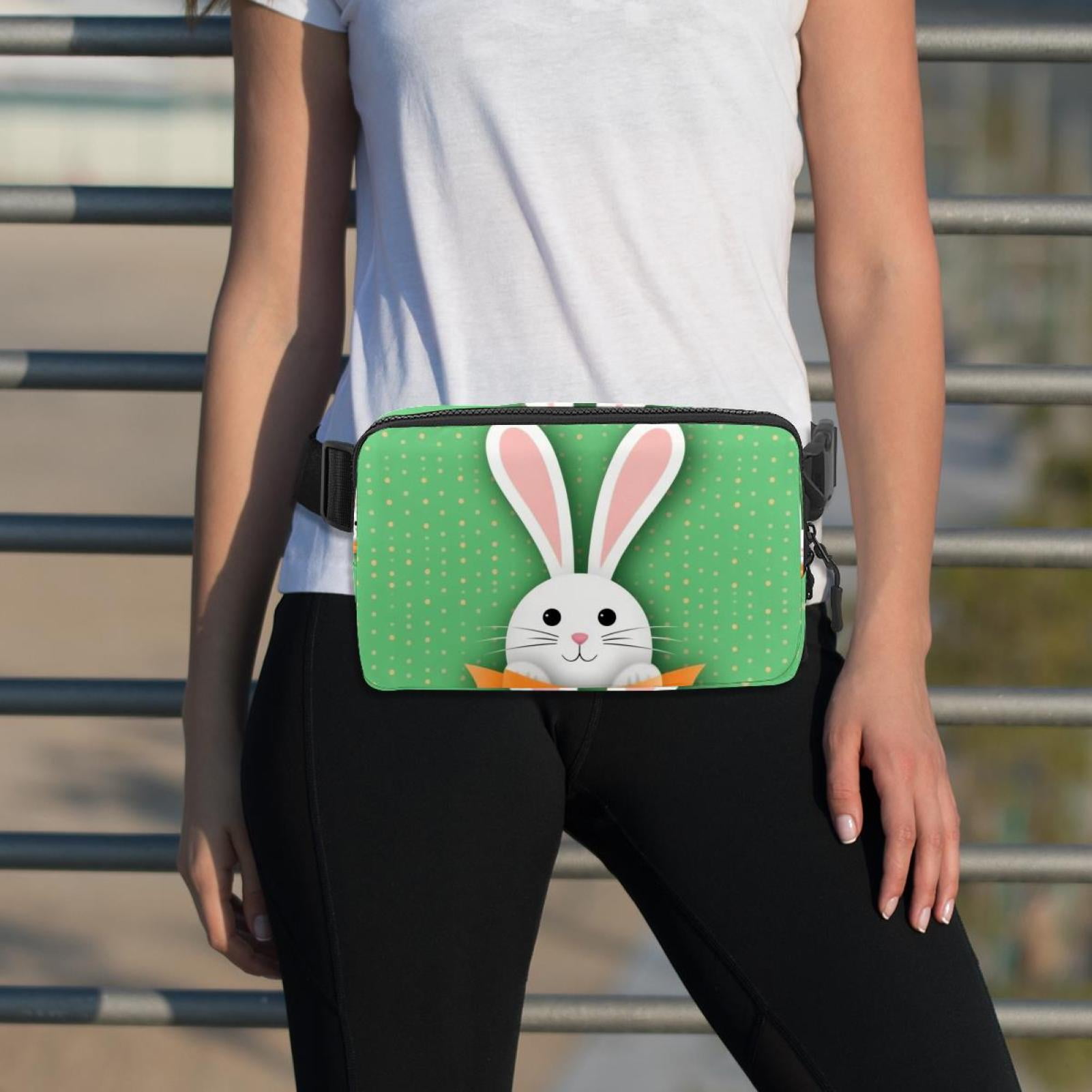 Easter Lightweight Adjustable Fanny Pack with Extension Strap - Unisex Waist Packs Crossbody Bag