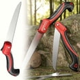 thumbnail image 2 of Folding Camping Saw,Heavy Duty Pruning Saw,Rugged Blade Hand Saw with Non-Slip Grip,Heavy Duty Foldable Pruning Saws for Tree Trimming,Wood Cutting,Camping,Bushcraft, and Gardening(Red 50x4cm), 2 of 8