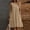 *Khaki, variant on ClodeEU Women's Linen Blend Crinkle Sleeveless Crewneck Dress with Pockets ,Solid Color Casual Midi Dress White,Womens Plus M