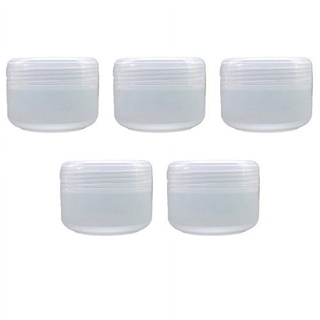 MesaSe 5 Pcs/Set Empty Makeup Jar Pot Travel Face Cream/Lotion/Cosmetic Containers