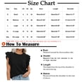 thumbnail image 3 of Blusa de camiseta sólida de moda para mujer Cuello redondo Bolsillos casuales Tops Pompotops  hfajkhk135572, 3 of 9