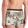 thumbnail image 6 of Cauagu Western Desert Cowboys3 Print Boxer Briefs for Men,Comfortable Breathable Men's Underwear Moisture Wicking Underpants -Small, 6 of 8