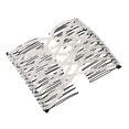 thumbnail image 4 of Accesorios de peine de pelo doble con diapositivas elásticas de pinzas para Zulema Peines dobles para el cabello elásticos, 4 of 7