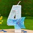 thumbnail image 2 of Birthday Number Candles For Cake Blue Number Candle Fun Glitter Cake Topper Birthday Decorations Cupcake Topper For PartySupplies, 2 of 4
