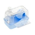 thumbnail image 2 of balikha Hamster Cage Exercise Playing Portable Ventilation Breathable Small Animal Cage with Carrying Handle for Rats Gerbils blue, 2 of 9