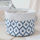 thumbnail image 2 of Lekihaqq Cloth Storage Basket Foldable Organizer Bin for Clothes Toys Household Decor Gray, 2 of 7