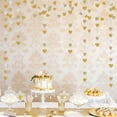 thumbnail image 4 of 52 Ft White-Gold Champagne Heart Streamer Garlands – Sparkling Paper Hanging Banners, Ideal for Wedding, Engagement, Bachelorette, Baby Shower & Christmas Party Decor, 4 of 6