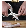 thumbnail image 6 of Kitchen Scissors 2Pack,Poultry Shears Heavy Duty Meat Scissors, Dishwasher Safe Multipurpose Stainless Steel Sharp Utility Food Scissors for Chicken, Shrimps, Fish, Herb,Seafood, 6 of 6