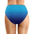 thumbnail image 3 of Women High Waist Bikini Bottoms Swim Briefs Beach Shorts Ruched Bottom High Cut Swim Bottom Full Coverage Swimsuit Bottom Sports Yoga Shorts Swimbottom plus Size Swim Dresses for Women Underwire, 3 of 4