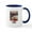 White/Navy Inside, variant on CafePress - Power Rangers Munchin Time - 11 oz Ceramic Mug - Novelty Coffee Tea Cup