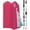 Hot Pink, variant on Wedding Dress Garment Bag – 72" Garment Bags for Hanging Clothes with 20" Gusset for Puffy Gowns – Durable Dress Cover for Travel or Storage – Rip-Resistant with ID Window - Lt Pink