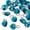 Dark Cyan, variant on 50pcs Faceted Transparent Glass Charms Heart Shape Crystal Pendants 13~14mm-Spring Green