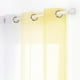 thumbnail image 2 of Cortina transparente con degradado, suave y liviana, que protege la privacidad, elegantes paneles de ventana con ojales para uso en dormitorios, poliéster de fácil cuidado, 1 pieza, 2 of 5