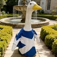 thumbnail image 5 of AZXY Scotland Flag Goose Outfit, Water-resistant Patriotic Themed Shirt for 23 Inch Lawn Goose Statue, Outdoor Gathering, Pub Night & Yard Decor, 5 of 5
