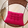thumbnail image 1 of Nvzi Cojín de asiento de silla de algodón cuadrado suave y antideslizante de 15 x 15 pulgadas para sillas de cocina, decoración del hogar y la oficina, 1 of 4