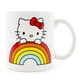 thumbnail image 1 of Taza Silver Buffalo Sanrio Hello Kitty Rainbow Peek 600 ml, 1 of 7