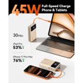 thumbnail image 2 of Power Bank INIU de 20000 mAh, 45 W, USB-C con cable integrado, 2 of 8