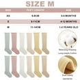 thumbnail image 2 of 6 Pairs Unisex-Baby Knee High Socks Seamless Toddler Boy Girls Cotton Uniform Stockings, 2 of 6