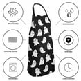 thumbnail image 6 of Cute Ghost Aprons for Women Pumpkin Cooking Apron with Pockets Kitchen Apron Adjustable Neck for Men Home Holiday Decorations Gift, 6 of 7