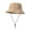 Beige, variant on Outdoor Cycling Hat Collapsible Fishing Hat Foldable Bucket Hat: Adjustable Chin Strap Waterproof Quick Dry Women Men Hiking Travel Outdoor Accessories