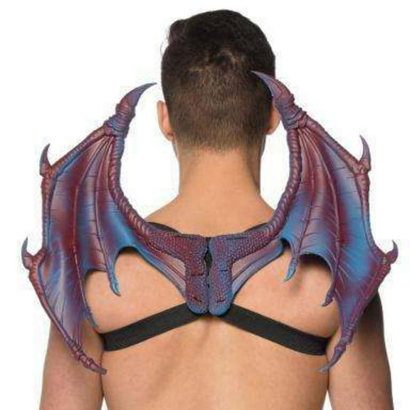 HM Smallwares Supersoft Purple Mini Dragon Wings Costume Accessory