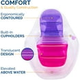 thumbnail image 6 of Swimways Dry Float Lounger Pool Float, Translucent Inflatable Recliner Chair for Adults with Fast Inflation, Foot Rest & Cup Holder, 6 of 10