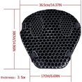 thumbnail image 4 of Motorcycle Seat Cushion Gel Shock Absorption 3d Honeycomb Mesh Breathable Motorbike Seat Pad Quick-drying Protective Ride Saddle Seat Cover Waterproof, 4 of 5