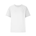 thumbnail image 5 of Raeneomay Oversized T Shirts Women's Solid Oversized T Shirts Casual Short Sleeve Shirts Loose CrewNeck Drop Shoulder Back Patch Pullover Tops Tees, 5 of 6