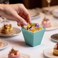 thumbnail image 7 of Restaurantware-8 Ounce Large Kova Cups, 100 Disposable Dessert Tumbler - Lids Sold Separately, Sturdy, Baby Blue Plastic Appetizer Cups, For Mousse, Layered Cakes At Catered Events, 7 of 7