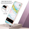 thumbnail image 5 of Compatible with Google Pixel 6A Case Marble Silicone Pink, Google Pixel 6A Case Silicone Shockproof Thin Phone Case Anti-Fingerprint Cover (Yellow-Green), 5 of 13