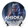 thumbnail image 1 of Ahsoka Tano Plato decorativo de porcelana fina (bone china), plato decorativo de cerámica para hogar, oficina, soporte de pared, platos decorativos para dormitorio - 6 pulgadas (15 cm), 1 of 6