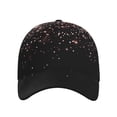 thumbnail image 2 of Daiia Rose Gold Glitter1 print Baseball Cap Men Women Golf Dad Hat Adjustable Original Classic Low Profile Hat Unconstructed Plain Cap, 2 of 9