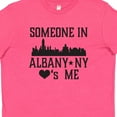 thumbnail image 4 of Inktastic Albany New York Skyline Someone Loves Me Youth T-Shirt, 4 of 5