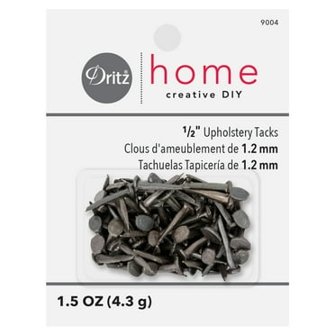 Dritz Home 1.5 Oz. Steel 1/2" Black Tacks