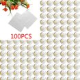 thumbnail image 3 of VONKY 100pcs Square Aluminum Foil Wrappers Colorful Package foil package Square for Sweets package Square Candy Chocolate Lollipops, 3 of 5