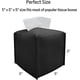thumbnail image 3 of (Negro) Funda cuadrada moderna de piel sintética para caja de pañuelos para baño, mostrador, mesita de noche, tocador de dormitorio, oficina, coche, 3 of 5
