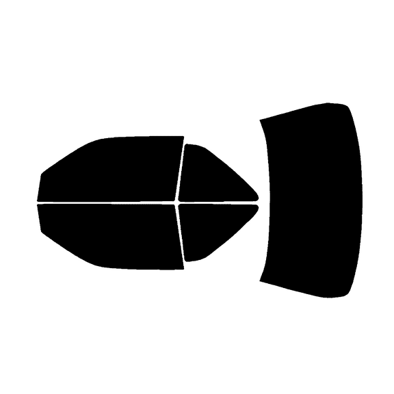 Haiy Co - PreCut 2Ply 05% Window Tint Film Kit For 1987-1989 Chevrolet Beretta Coupe -Side+Rear Window