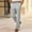 Gray, variant on DPTALR Men's Solid Casual Outdoor Cargo Pants Straight Fit with Multiple Zipper, Button Pockets, BlackXXXL