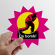 thumbnail image 1 of Hip Hop musica alaba a enfriar la realidad Calcomanías solares de vinilo, 1 of 3