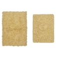 thumbnail image 3 of Home Weavers Modesto Bath Rug 100% Cotton Non-Slip Bathroom Rug Set Machine Washable Bathroom Rug-17"x24", Bath Rug- 21"x34", Yellow Color 2 Piece Bath Rug set, 3 of 7