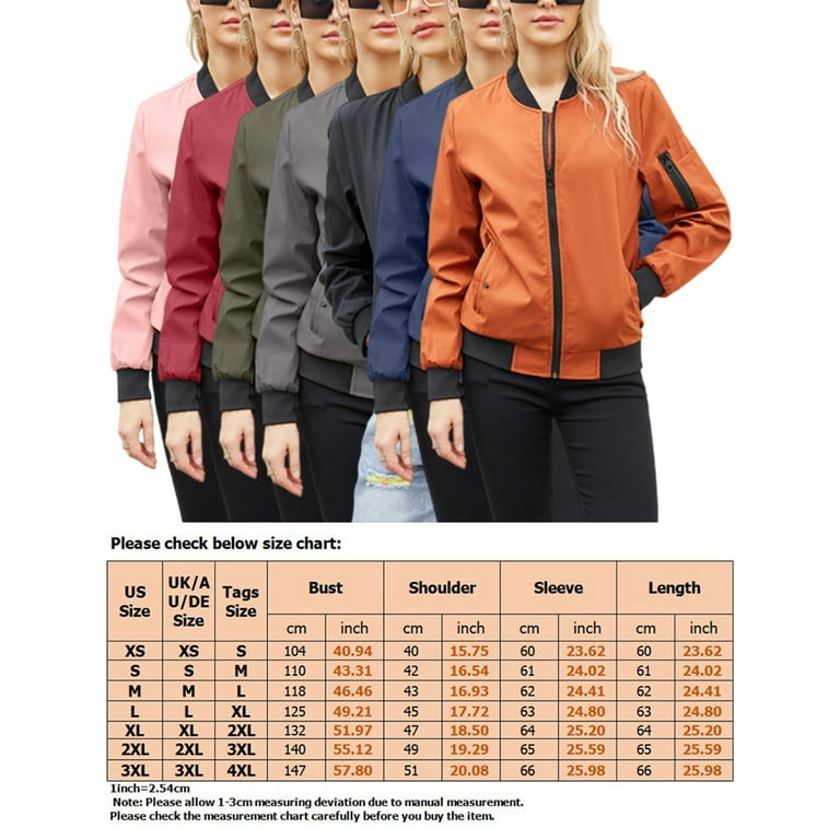 Frontwalk Women Military Jacket Zip Up Lightweight Utility Jackets