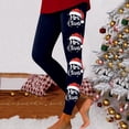 thumbnail image 1 of MKLEKYY Leggings para mujer, leggings con estampado navideño festivo para mujer, pantalones de yoga de cintura alta, mallas deportivas cómodas para fitness y entrenamiento, 1 of 4