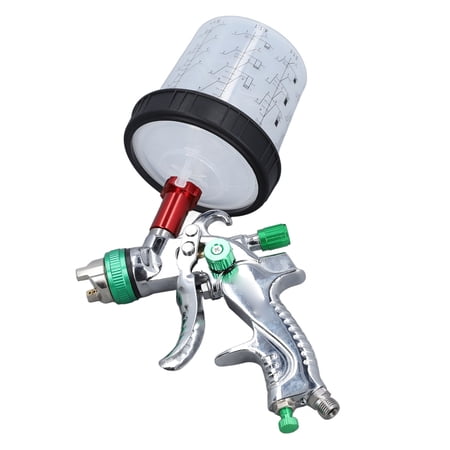 Professional HVLP Gravity Feed Paint Spray Gun - Aluminum Alloy Body with 1.4mm 1.7mm 2.0mm Nozzle Set for Automotive Furniture and Marine Refinishing