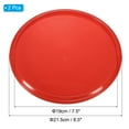 thumbnail image 2 of Unique Bargains Disque Volant 8 Pouces 160 Grammes Disque d'Entraînement Sportif avec Sac de Rangement, Rouge 2 Pack, 2 of 6